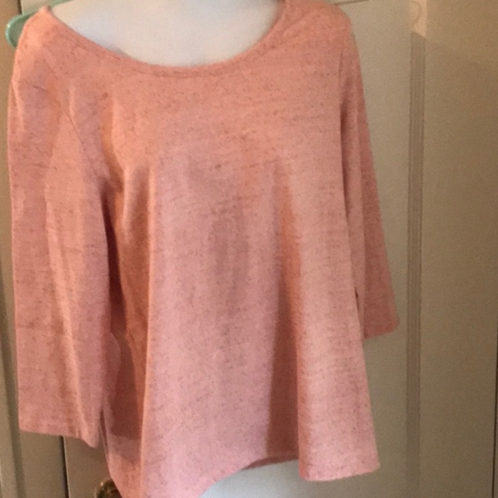 New Pink Croft and Barrow comfy top Medium